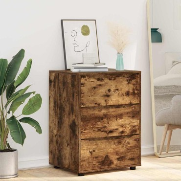 vidaXL Ντουλάπι αποθήκευσης 60x48x81cm Επεξεργασμένο Ξύλο 1 τεμ.