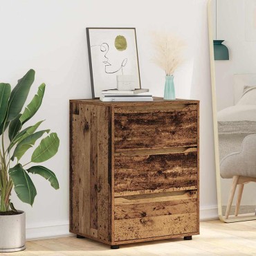 vidaXL Ντουλάπι αποθήκευσης 60x48x81cm Επεξεργασμένο Ξύλο 1 τεμ.
