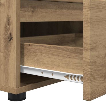 vidaXL Ντουλάπι TV 100x48x43cm Artisan Oak Επεξεργασμένο Ξύλο