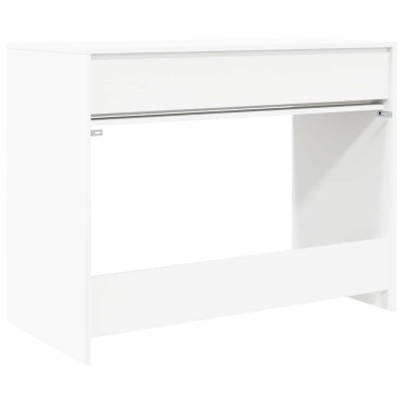vidaXL Γραφείο Λευκός 100x50x78cm Μηχανικά επεξεργασμένο ξύλο 1 τεμ.