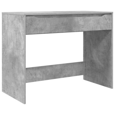 vidaXL Γραφείο με συρτάρι Σκυρόχρωμο Γκρι 100x50x78 εκ 1 τεμ.