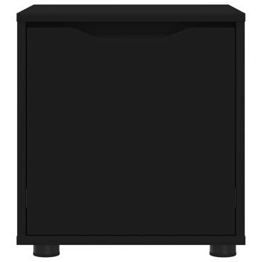 vidaXL Ντουλάπι Μπάνιου 40,5x40x44cm Επεξεργασμένο Ξύλο Μαύρο 1 τεμ.
