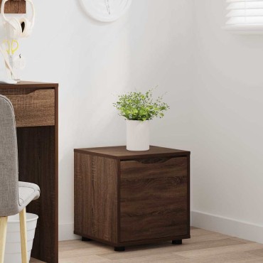 vidaXL Ντουλάπι Μπάνιου 40,5x40x44cm Επεξεργασμένο Ξύλο Καφέ δρυς 1 τεμ.