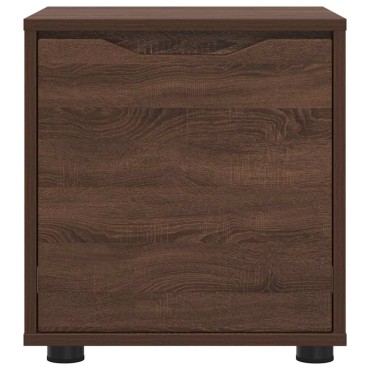 vidaXL Ντουλάπι Μπάνιου 40,5x40x44cm Επεξεργασμένο Ξύλο Καφέ δρυς 1 τεμ.