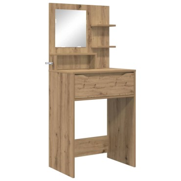 vidaXL Τραπέζια Ντυσίματος Κρεβατοκάμαρας Artisan Oak 60x39,5x135cm
