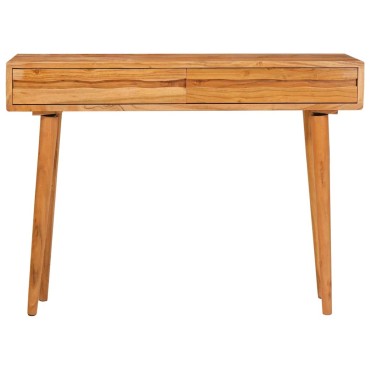 vidaXL Τραπέζι κονσόλας Καφέ 110x30x80cm Στερεό Ξύλο Ακακίας
