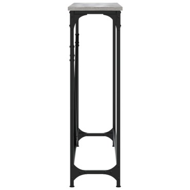vidaXL Τραπέζι Κονσόλα Γκρι Sonoma 102x22,5x75cm Επεξεργ. Ξύλο 1 τεμ.