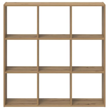 vidaXL Βιβλιοθήκη Αρτισιανή Δρυς 102x32x102cm από Επεξεργασμένο Ξύλο 1 τεμ.