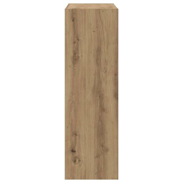 vidaXL Βιβλιοθήκη Αρτισιανή Δρυς 102x32x102cm από Επεξεργασμένο Ξύλο 1 τεμ.