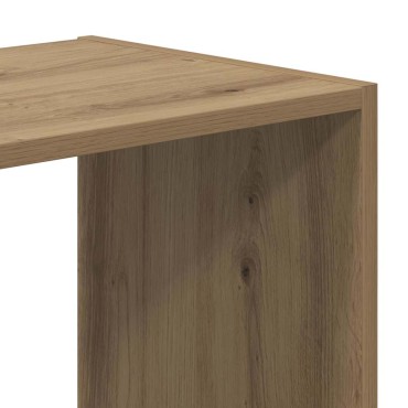 vidaXL Βιβλιοθήκη Αρτισιανή Δρυς 102x32x102cm από Επεξεργασμένο Ξύλο 1 τεμ.