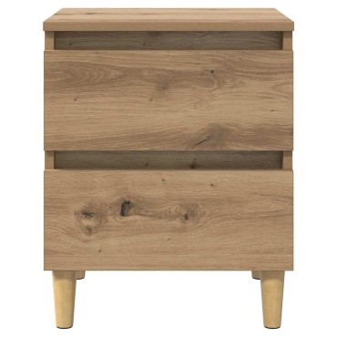 vidaXL Ντουλάπι κρεβατιού Artisan Oak 40x35x50cm 1 τεμ.