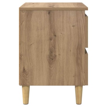 vidaXL Ντουλάπι κρεβατιού Artisan Oak 40x35x50cm 1 τεμ.