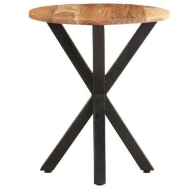 vidaXL Τραπεζάκι Βοηθητικό 48x48x56cm από Μασίφ Ξύλο Ακακίας 1 τεμ.
