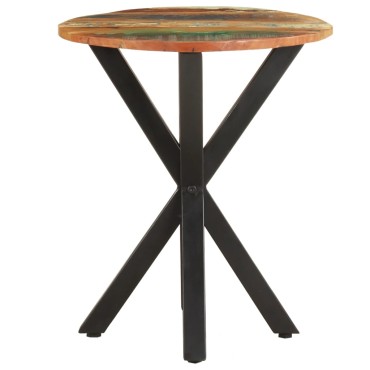 vidaXL Τραπεζάκι Βοηθητικό 48x48x56cm από Μασίφ Ανακυκλωμένο Ξύλο 1 τεμ.