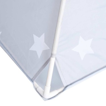 vidaXL Σκηνή Teepee Παιδική Γκρι 115x115x160 εκ. Πολυεστερική με Σάκο