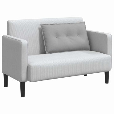 vidaXL Μαξιλάρι Πλάτης Σκίουρος Γκρί 80 x 19 x 50 εκ ύφασμα