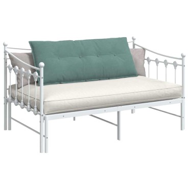 vidaXL Μαξιλάρι Πλάτης Θαλασσί 120 x 50 cm Υφασμάτινο Κορντουρά