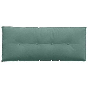 vidaXL Μαξιλάρι Πλάτης Θαλασσί 120 x 50 cm Υφασμάτινο Κορντουρά