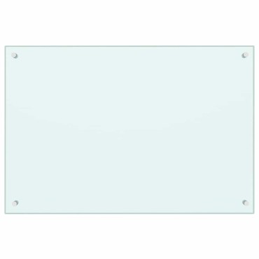 vidaXL Πλάτη κουζίνας 2 τμχ. Λευκό 90 x 60 cm σκληρυμένο γυαλί