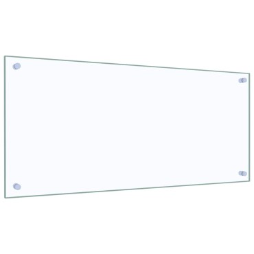 vidaXL Πλάτη κουζίνας 2 τμχ. Διαφανές 90 x 40 cm σκληρυμένο γυαλί