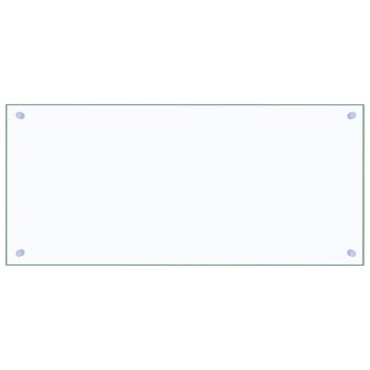 vidaXL Πλάτη κουζίνας 2 τμχ. Διαφανές 90 x 40 cm σκληρυμένο γυαλί