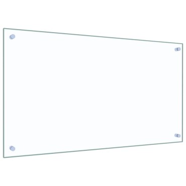 vidaXL Πλάτη κουζίνας 2 τμχ. Διαφανές 90 x 50 cm σκληρυμένο γυαλί