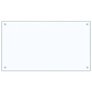 vidaXL Πλάτη κουζίνας 2 τμχ. Διαφανές 90 x 50 cm σκληρυμένο γυαλί