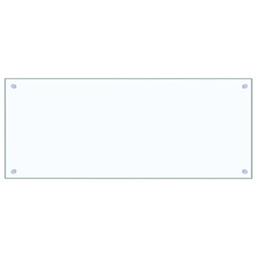 vidaXL Πλάτη κουζίνας 2 τμχ. Διαφανές 100 x 40 cm σκληρυμένο γυαλί