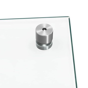 vidaXL Πλάτη κουζίνας 2 τμχ. Διαφανές 100 x 40 cm σκληρυμένο γυαλί
