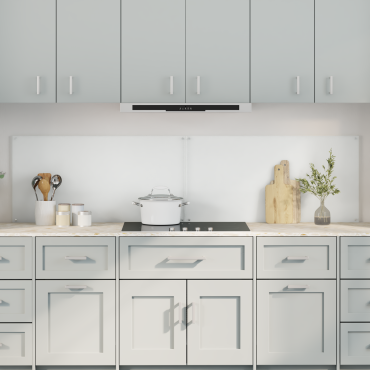 vidaXL Πλάτη κουζίνας 2 τμχ. Διαφανές 100 x 50 cm σκληρυμένο γυαλί