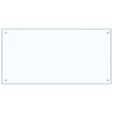 vidaXL Πλάτη κουζίνας 2 τμχ. Διαφανές 100 x 50 cm σκληρυμένο γυαλί