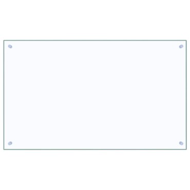 vidaXL Πλάτη κουζίνας 2 τμχ. Διαφανές 100 x 60 cm σκληρυμένο γυαλί
