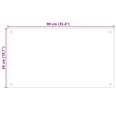 vidaXL Πλάτη κουζίνας 2 τμχ. Μαύρο 90 x 50 cm σκληρυμένο γυαλί