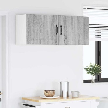 vidaXL Ντουλάπα Τοίχου PORTO Γκρίζο Σονομα 50x31x40cm
