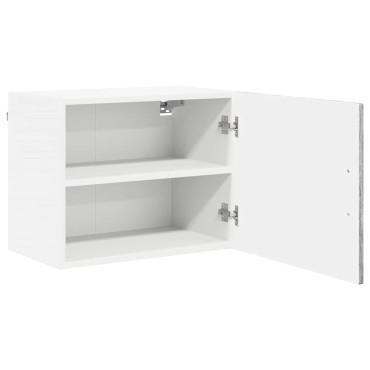 vidaXL Ντουλάπα Τοίχου PORTO Γκρίζο Σονομα 50x31x40cm