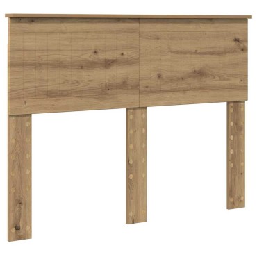 vidaXL Κεφαλάρι Artisan Oak Επεξεργασμένο ξύλο 138x7x90cm 1 τεμ.