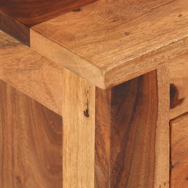 vidaXL Έπιπλο Τηλεόρασης 110x30x40cm από Μασίφ Ξύλο