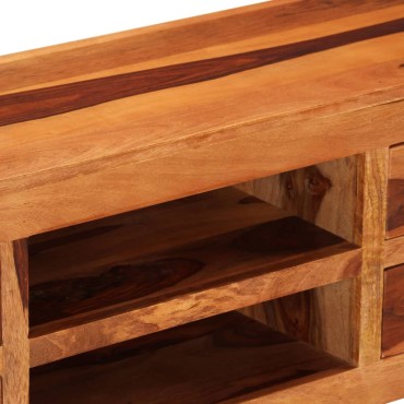 vidaXL Έπιπλο Τηλεόρασης 110x30x40cm από Μασίφ Ξύλο