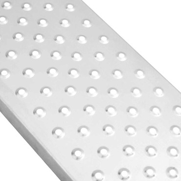 vidaXL Ράμπα φόρτωσης 200 kg Ασημί 159 x 23 x 5 cm