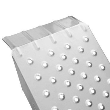 vidaXL Ράμπα φόρτωσης 200 kg Ασημί 159 x 23 x 5 cm