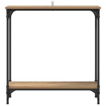 vidaXL Τραπέζι κονσόλας Artisan Oak 75x22,5x75 εκ 1 τεμ.