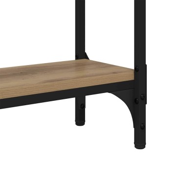 vidaXL Τραπέζι κονσόλας Artisan Oak 75x22,5x75 εκ 1 τεμ.