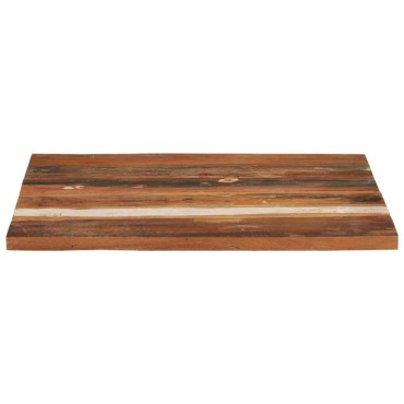 vidaXL Επιφάνεια Τραπεζιού Τετρ. 70x70cm 25-27 χιλ. Μασίφ Ανακ. Ξύλο 1 τεμ.