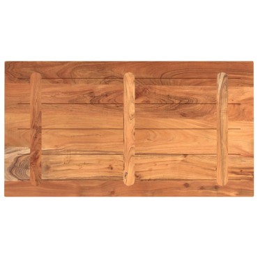 vidaXL Επιφάνεια Τραπεζιού Ορθογώνια 120x70x2,5cm Μασίφ Ξύλο Ακακίας 1 τεμ.