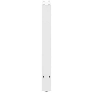 vidaXL Πόδια Τραπεζαρίας 2 τεμ. Λευκά 50x(72-73)cm Ατσάλι