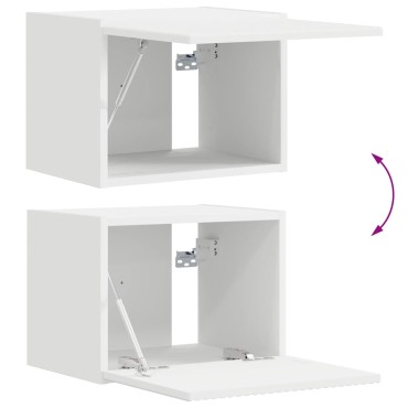 vidaXL Ντουλάπι Τηλεόρασης Τοίχου 39x31x29,5cm Λευκό