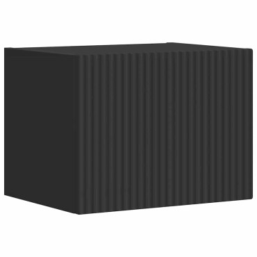 vidaXL Ντουλάπι Τηλεόρασης Τοίχου 39x31x29,5cm Μαύρο