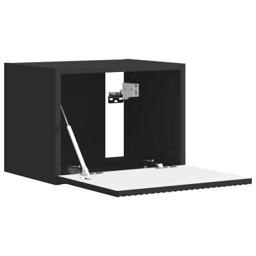 vidaXL Ντουλάπι Τηλεόρασης Τοίχου 39x31x29,5cm Μαύρο