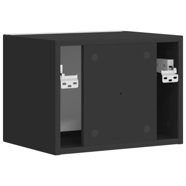 vidaXL Ντουλάπι Τηλεόρασης Τοίχου 39x31x29,5cm Μαύρο