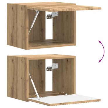 vidaXL Ντουλάπι Τηλεόρασης Τοίχου 39x31x29,5cm Επεξεργασμένο Ξύλο
